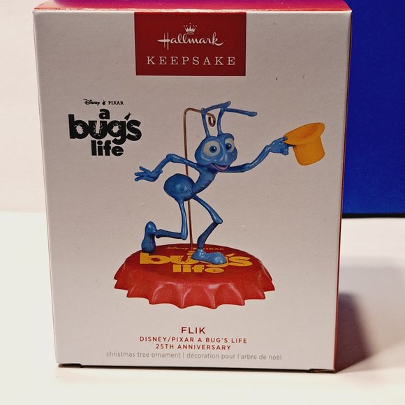 2023 Hallmark Keepsake Disney /Pixar A Bug's Life 25th Anniversary Flik Ornament - Picture 6 of 8